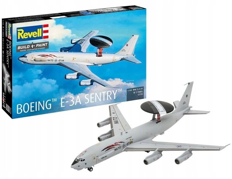Model plastikowy samolot Boeing E-3A Sentry 1:144