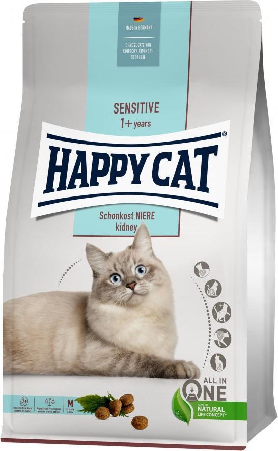 Happy Cat Sensitive Kidney, sucha karma, dla kotów dorosłych, dla zdrowych nerek, 300 g, worek