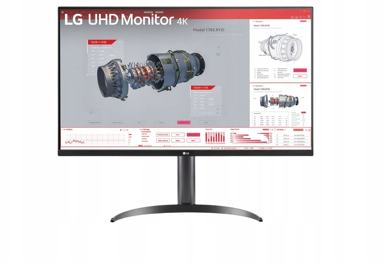 Monitor LG 32BR55UK-B 32" 4K UHD 3840x2160/16:9/4ms/250cdm2/HDMI, DisplayPort, Headphone Out