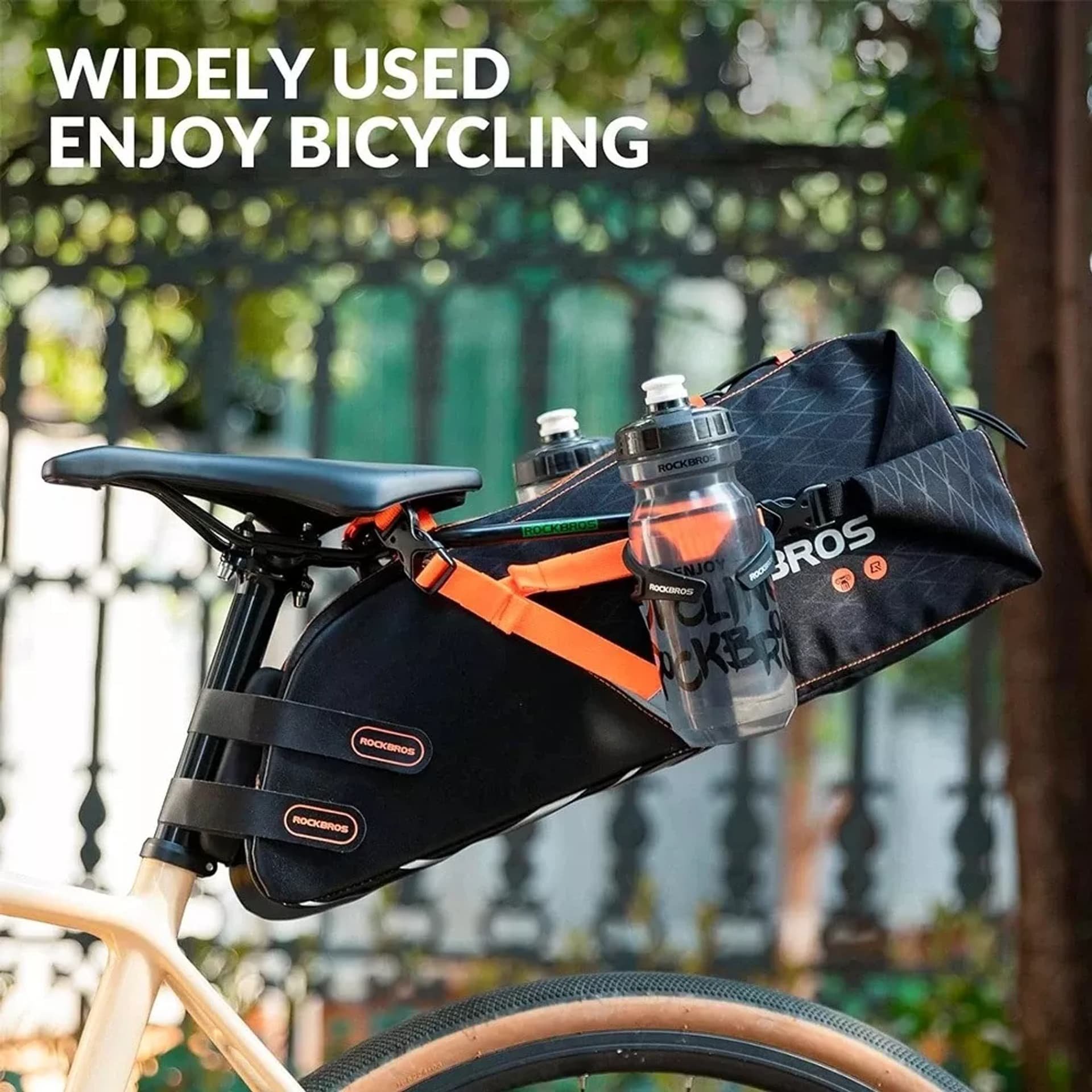 RockBros Wielofunkcyjny uchwyt Rockbros 31210013001 stabilizator torby podsiodłowej - czarny