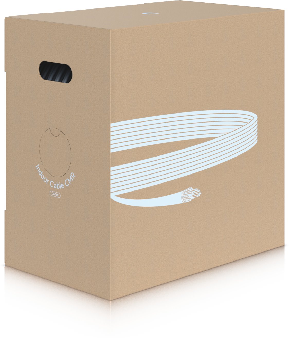   Ubiquiti UACC-Cable-C6A-CMR kabel sieciowy Biały 305 m Cat6a U/UTP (UTP)