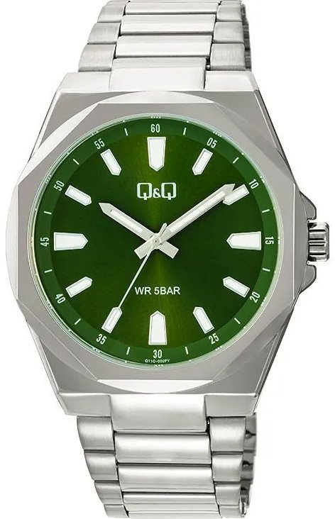 Zegarek Q&Q Q11C-002P męski wodoszczelny 8-kątna koperta .