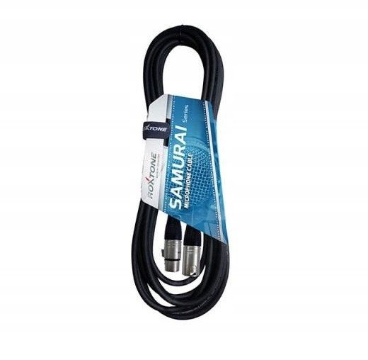 Kabel Roxtone XLR - XLR 5m czarny (SMXX200L5)