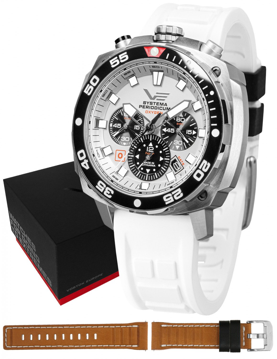 Zegarek Vostok Europe Zegarek męski Vostok Europe VK67-650A722SW czarny
