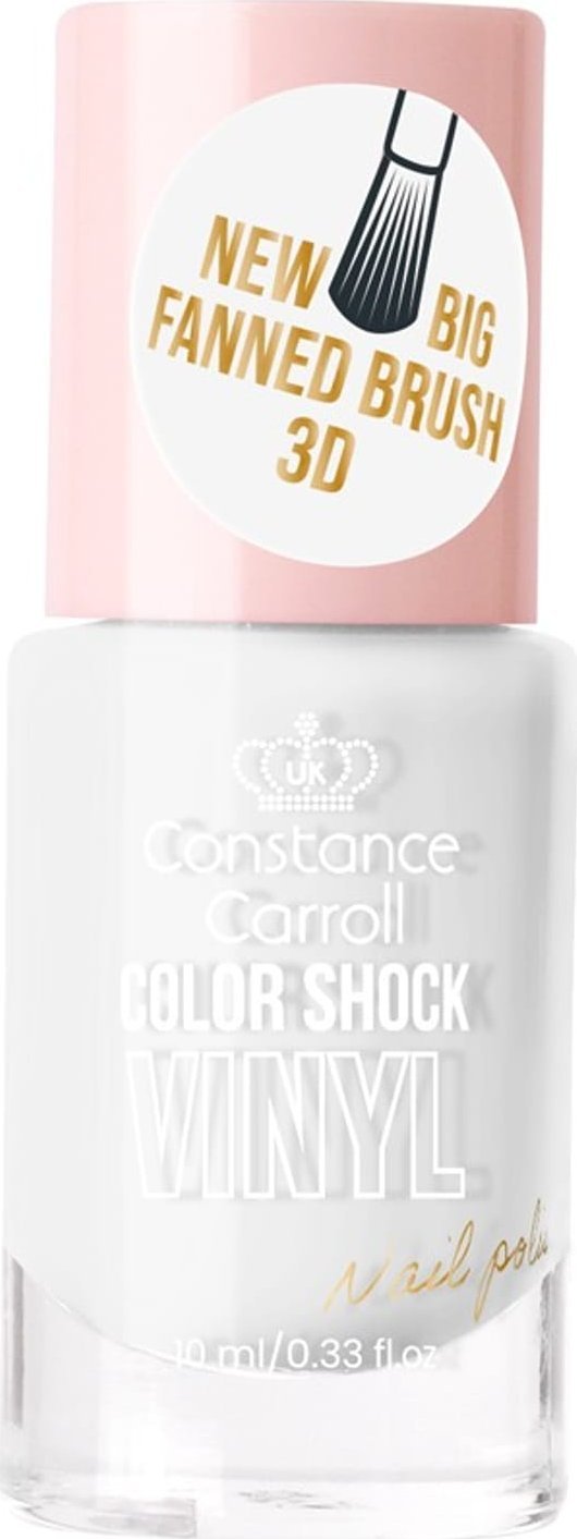 Constance Carroll CONSTANCE CARROLL Lakier do paznokci z winylem nr 02 Snow 10 ml