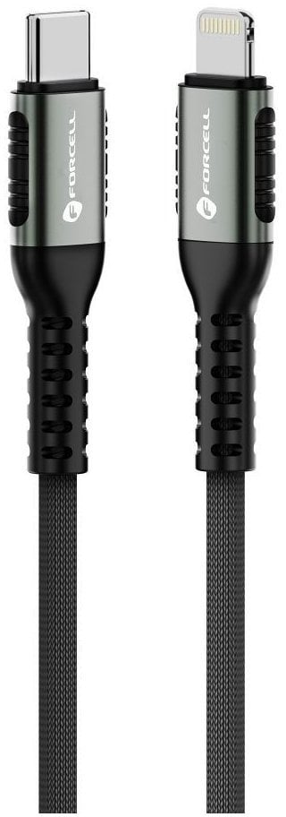 Kabel USB ForCell USB-C - USB-C 0.5 m Czarny