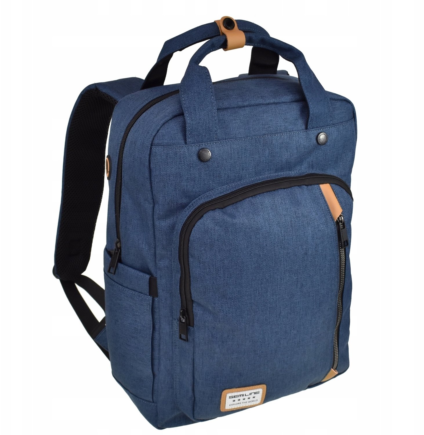 Torba Semi Line Plecak laptopowy granatowy
