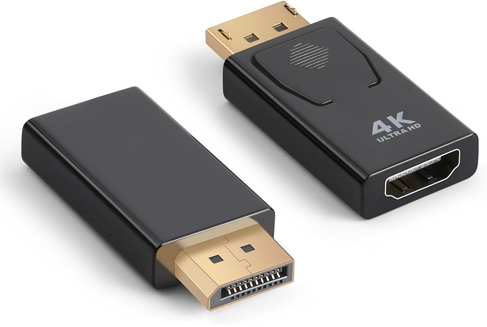Adapter AV Verk ADAPTER PRZEJŚCIÓWKA KONWERTER DP DisplayPort do HDMI 4K ULTRA HD