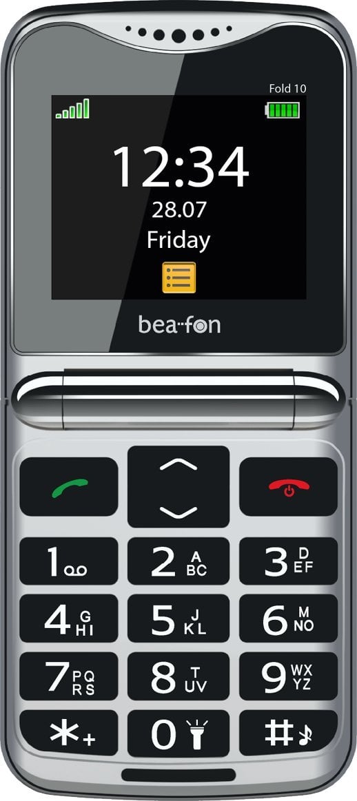 Telefon komórkowy Beafon Bea-fon Fold 10 czarny