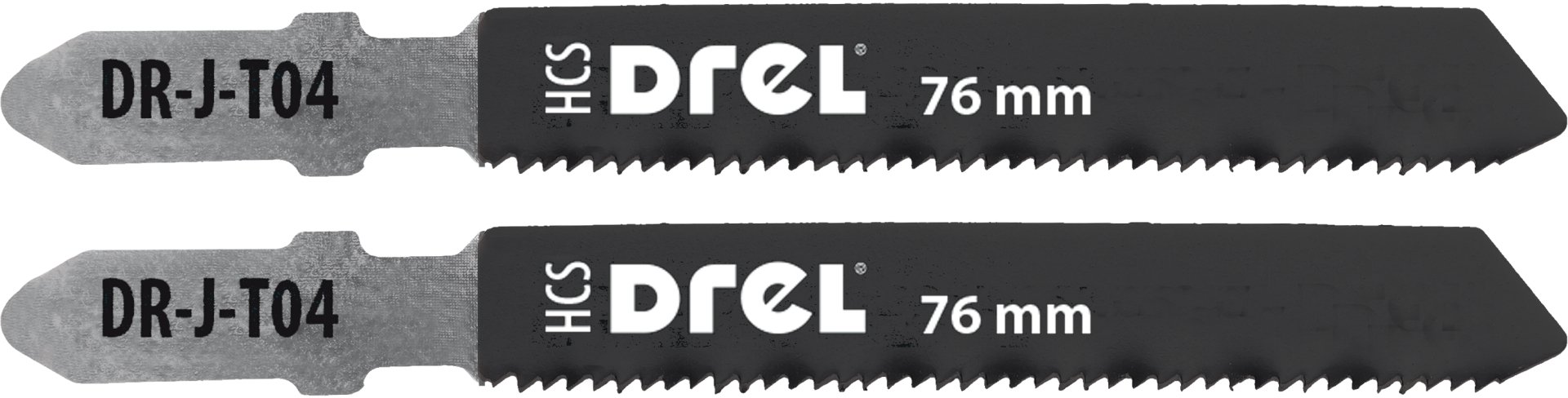 Drel DREL Brzeszczoty T 50 mm 21TPI do drewna i płyt wiórowych 2 szt