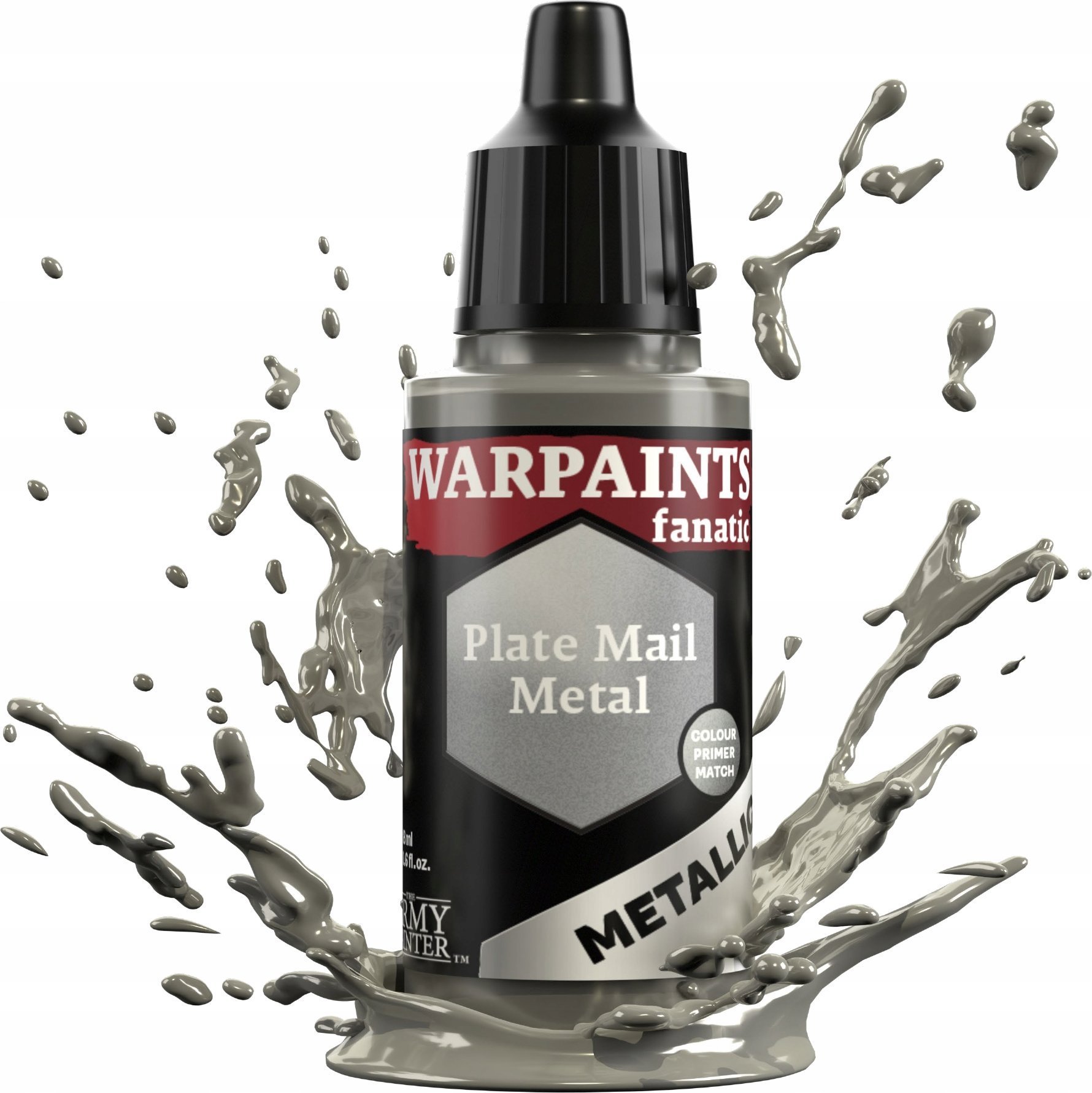 Army Painter The : Warpaints - Fanatic - Metallic - Plate Mail Metal