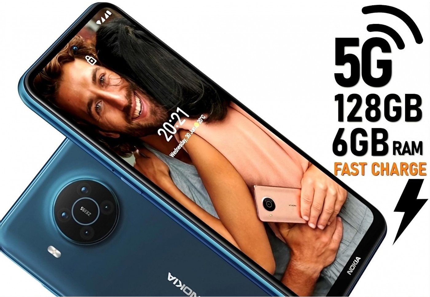Smartfon poleasingowy Nokia Smartfon X20 TA-1341 6GB 128GB 5G NFC 6.67" Klasa A+