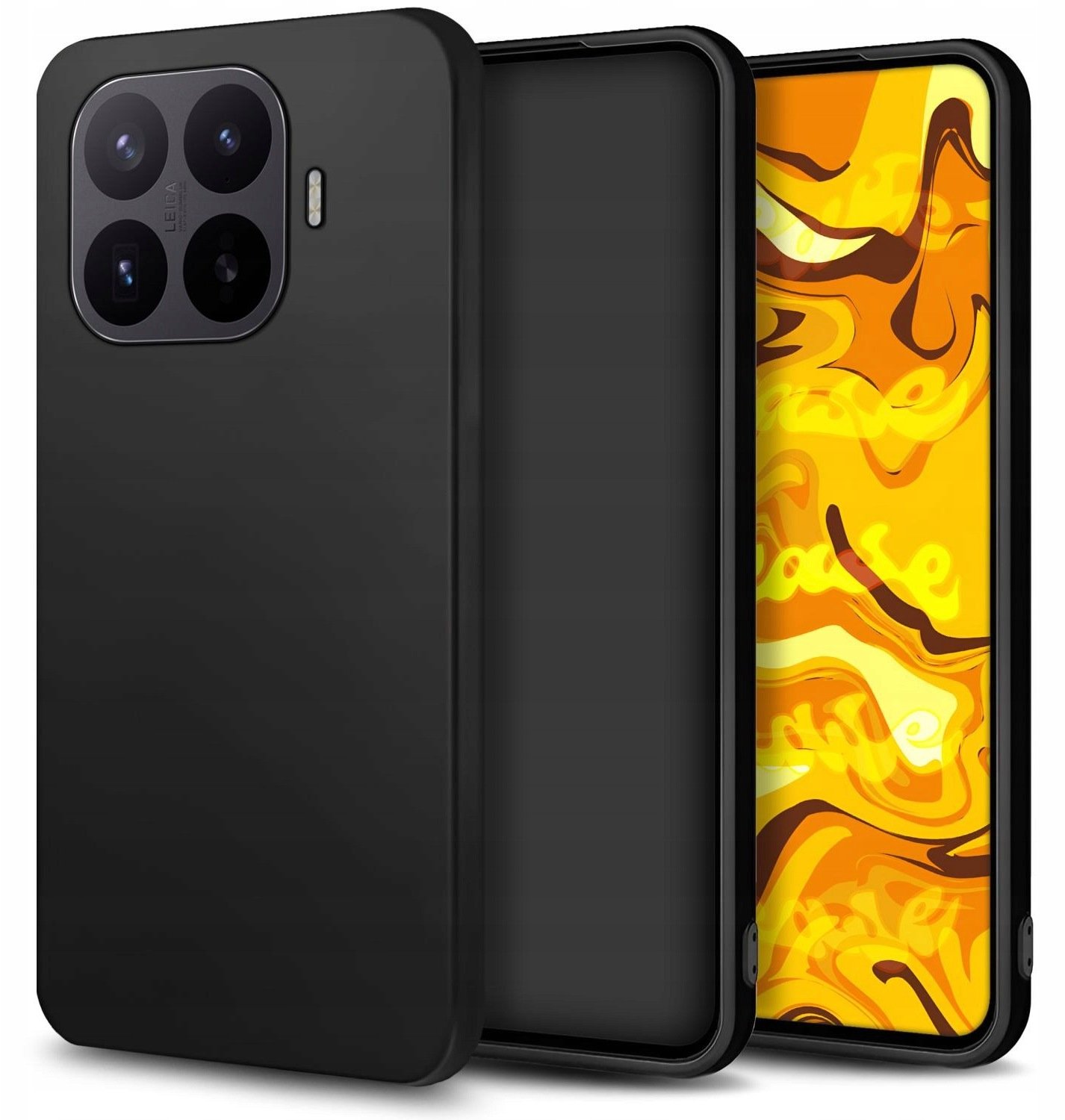Hello Case Etui Do Xiaomi 17T (Czarne, Matowe, Gumowe, Obudowa, Silikon, Pokrowiec) (CASE1086)