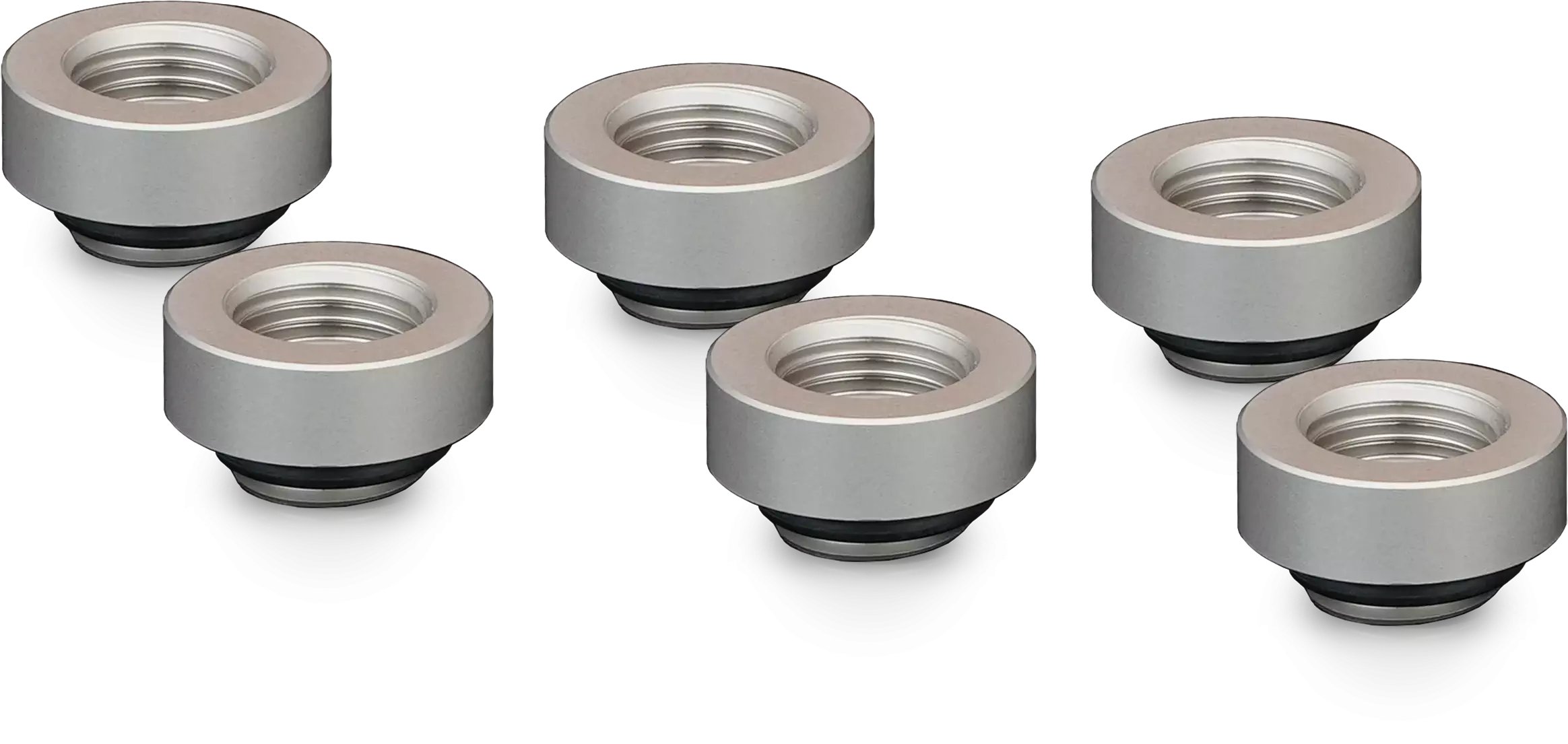 Thermal Grizzly DeltaMate Extender Fitting - MF7, matowy nikiel, opakowanie 6 sztuk