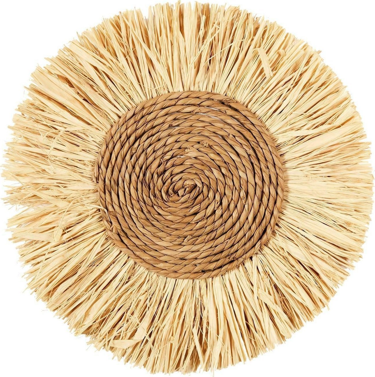 Zdjęcia - Obraz Intesi DEKORACJA Z RAFII OKRĄGŁA 37CM 