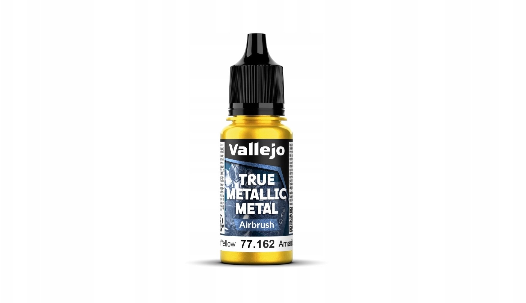 Vallejo Vallejo: 77.162 - True Metallic Metal - Airbrush - Radiant Yellow (18 ml)
