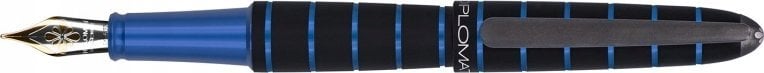 Diplomat Pióro wieczne DIPLOMAT Elox Ring, B, 14ct, czarne/niebieskie