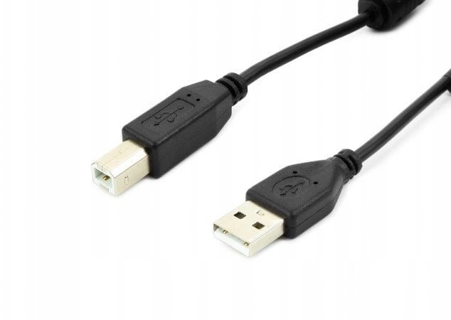 Kabel USB Accura Accura USB 2.0 - USB-B ferryt 3.0m czarny