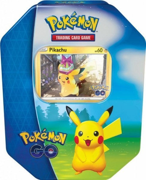 Pokemon Pokemon TCG Karty Pokmon Go Tin Box Pikachu