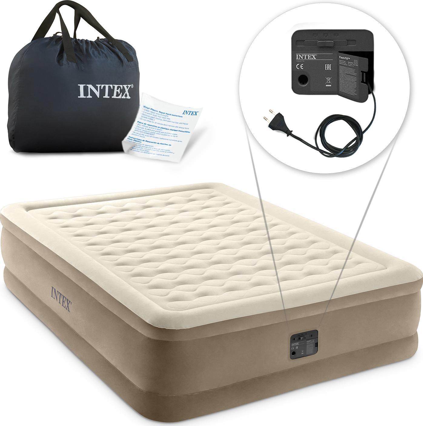 Intex Materac ULTRA PLUSH QUEEN 203 X 152 X 46 cm INTEX