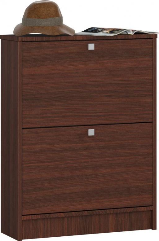 Fabryka Mebli Akord Szafka na buty 2 uchylne drzwiczki 60 cm - wenge