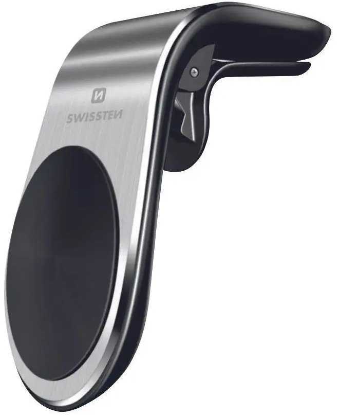 Swissten Magnetic car holder easy mount silver