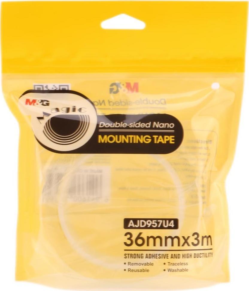 M&G Taśma montażowa Nano Tape dwustronna przeźroczysta 36mm 3m MG