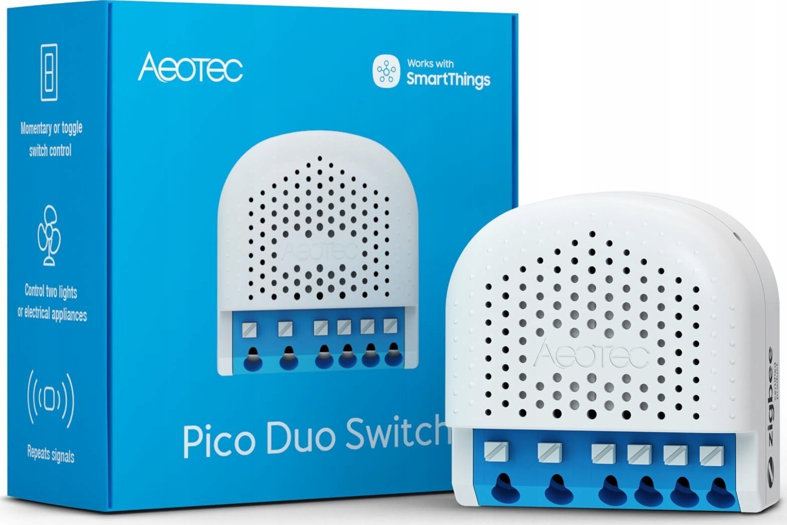 AEOTEC Pico Duo Switch, Zigbee |