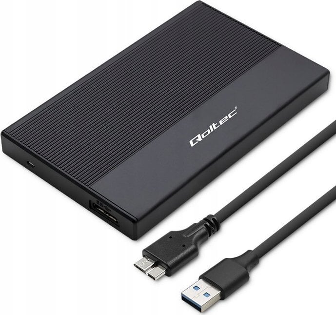 Kieszeń Qoltec Obudowa | Kieszeń na dysk SSD HDD 2.5 cala | SATA | USB 3.0 | Super speed 5Gb/s | 2TB...