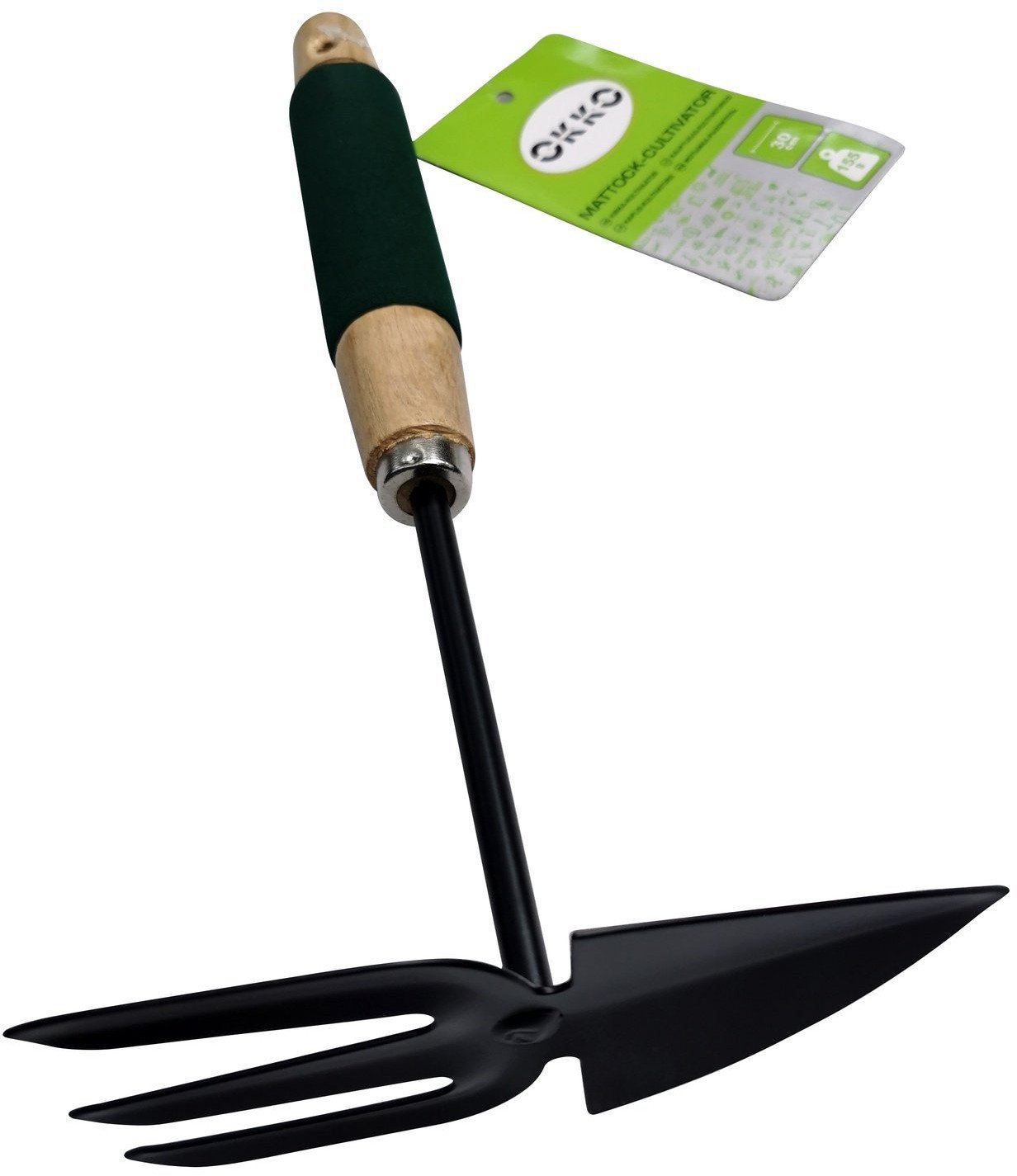 GARDEN MINI MATTOCK-CULTI. WOODEN HANDLE