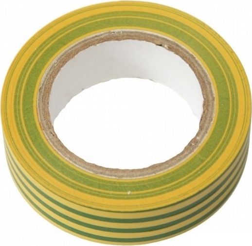 Bemko Taśma izolacyjna PVC 15mmx10m żółto-zielona E30-PVC1510YG 4307