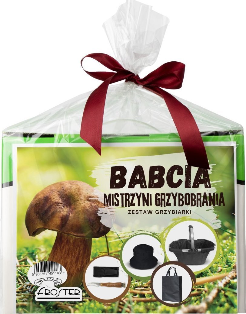 Zestaw Prezentowy dla Babci Grzybiarki - na Dziań Babci - na urodziny