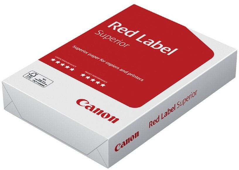 Canon Canon Red Label Superior FSC, Laser/Inkjet printing, A4 (210x297 mm), 250 sheets, 160 g/m², White, 196 µm
