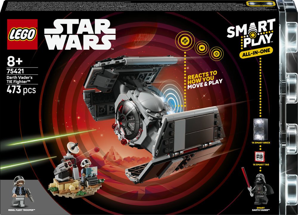 LEGO Star Wars SMART Play™: Myśliwiec TIE™ Dartha Vadera (75421)