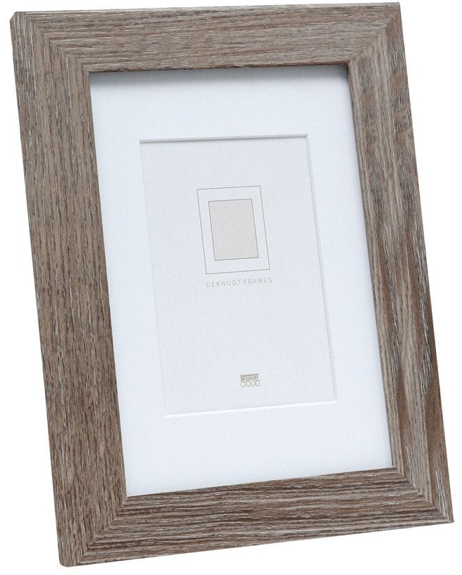 Ramka Deknudt S66KH3 P1 DIN A3 29,7x42 drewno szare z passepartout