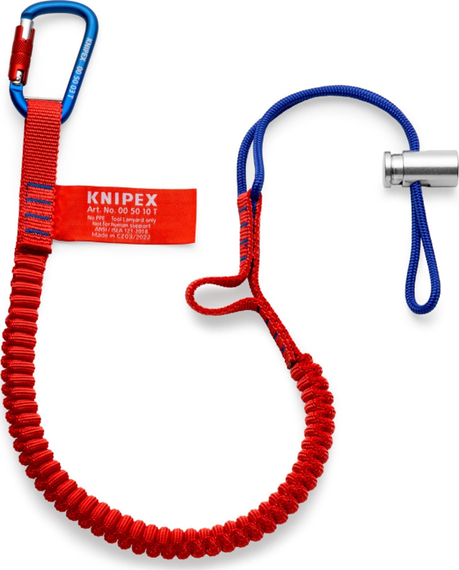 Zdjęcia - Artykuły BHP KNIPEX Elastic tool holder with carabiner  6kg 