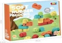 Klocki miękkie 33szt/box K.M 071 60715