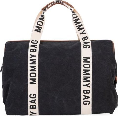 Childhome Childhome Torba Mommy Bag Signature Czarna