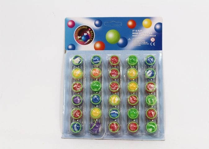 Adar Piłeczki kauczukowe na gumce 30szt/op XYR13 07857