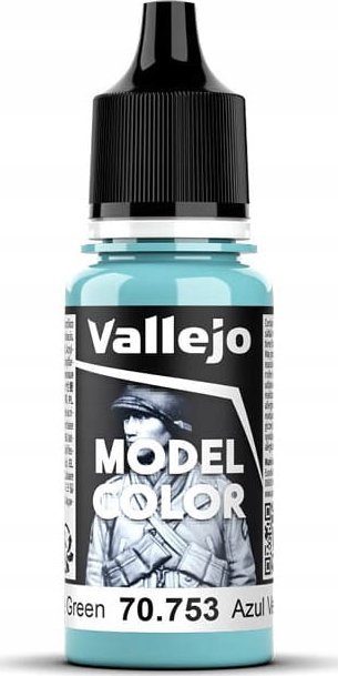 Vallejo : 70.753 - Model Color - Light Blue Green (18 ml)