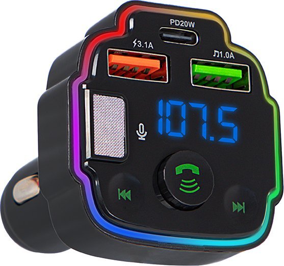 Transmiter FM Blow 74-176# Transmiter fm blow bt zestaw głośnomówiący + pd20w