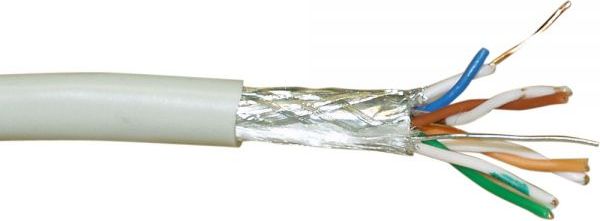 Zdjęcia - Kabel InLine Solid Installation Cable SF/UTP Cat.5e AWG24 CU halogen free 