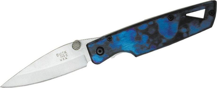 Zdjęcia - Nóż / multitool Buck Knives Buck LIGHTNING HTA I BLUE MARBLE 170BM