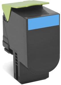 Toner Lexmark 80C2XCE Cyan Oryginał (80C2XCE)