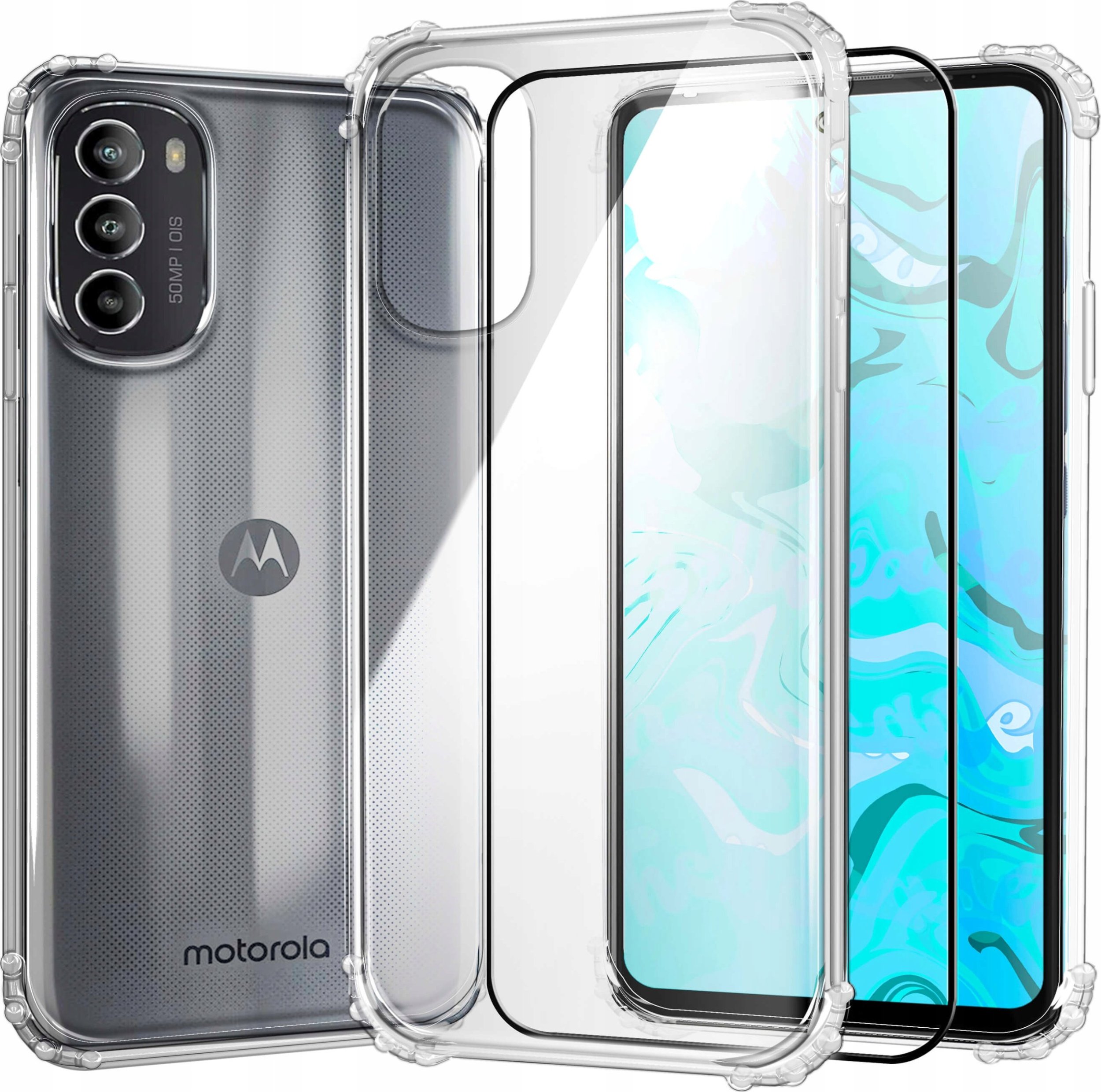 Hello Case ETUI PANCERNE DO MOTOROLA MOTO G82 5G | CASE SILIKON GUMOWE SLIM SZKŁO