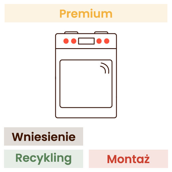 Montaż zestawu piekarnik z płytą