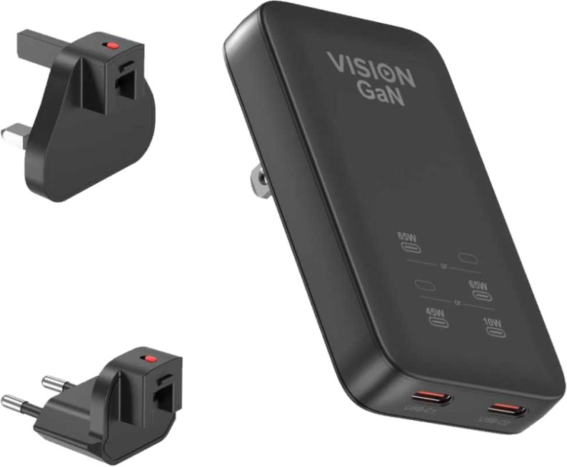 Ładowarka Vision VISION USB-C 65w Charger EU and UK Plugs