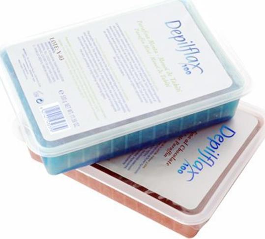 Depilflax DEPILFLAX 100 PARAFINA MIĘTA I MONOI DE TAHITI 500 G