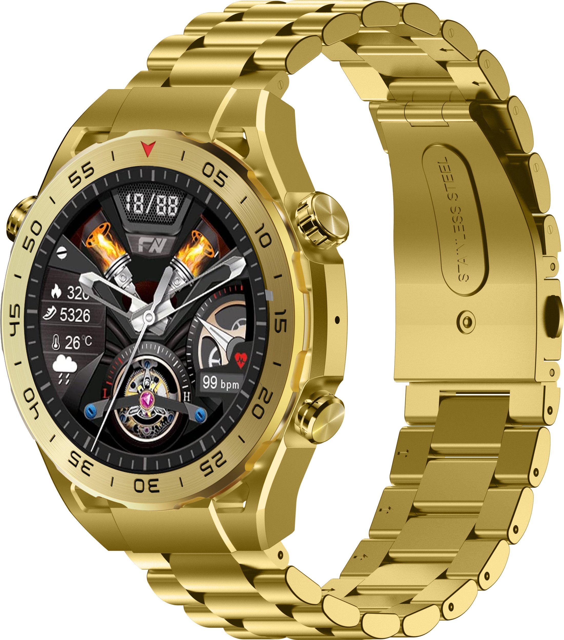Smartwatch Gravity GT13-2 Złoty (GT13)