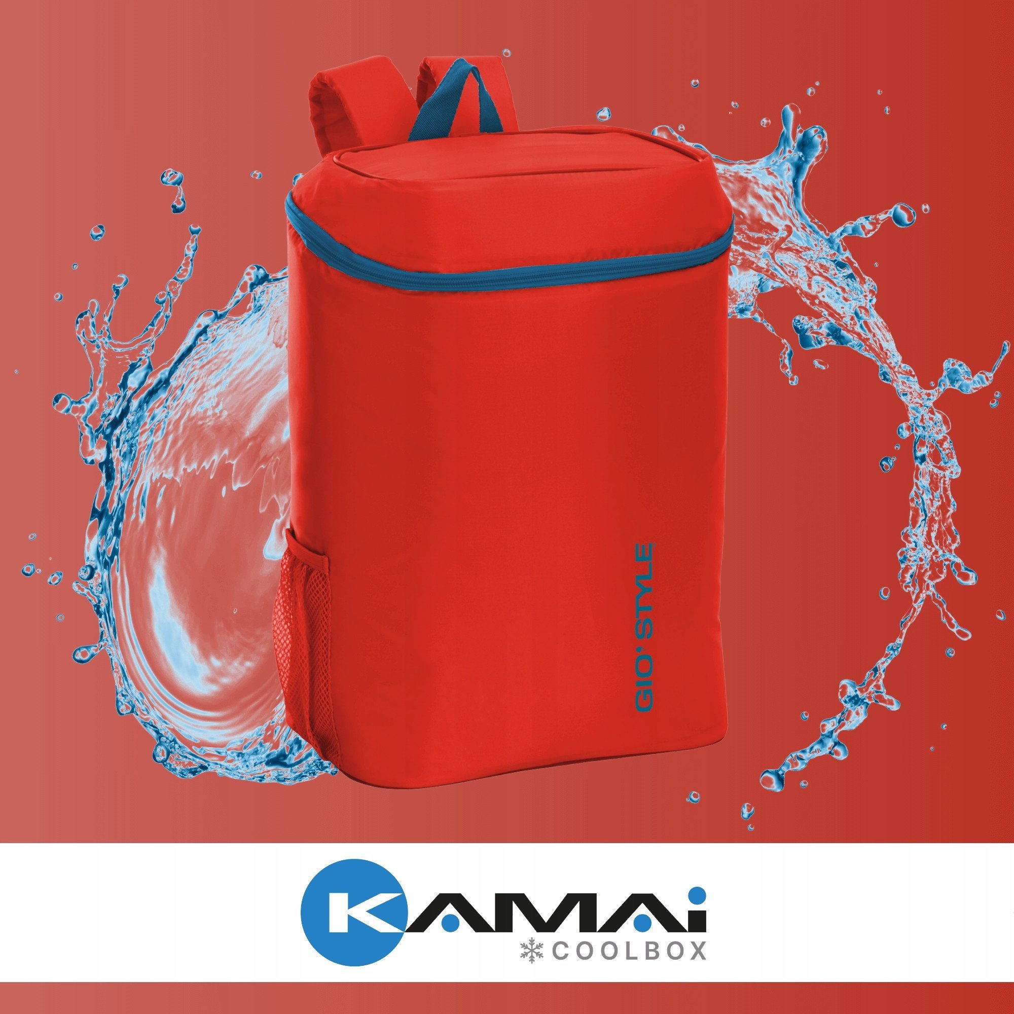 Light STAX Thermal backpack Frio assorted light blue/green/red 8000303309239